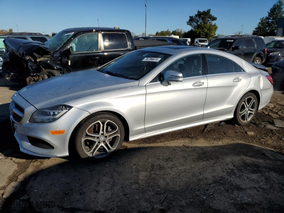 2015 Mercedes-Benz CLS-Class CLS 400 with VIN WDDLJ6HB0FA139024, listed as a Copart auction lot 76706024 with 120,185 mi miles and Clean Title. Bid and sale history available at carsss.com. Image 1.