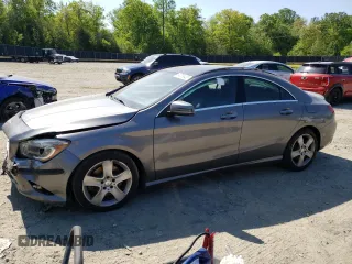 2015 Mercedes-Benz CLA 250 with VIN WDDSJ4GB7FN186268, listed as a Copart auction lot 54729435 with 51,162 mi miles and Salvage title. Bid and sale history available at DreamBid. Image 1.