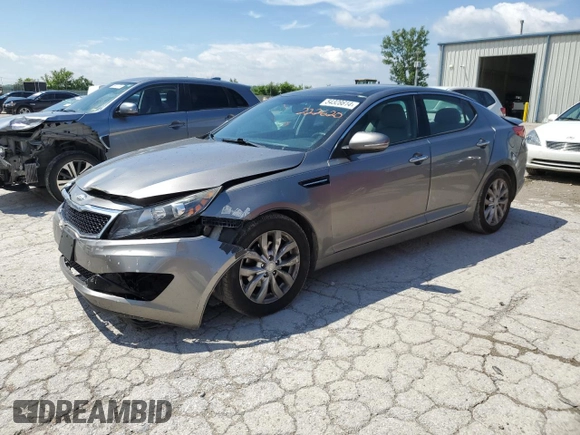 2013 Kia Optima EX with VIN 5XXGN4A7XDG222620, listed as a Copart auction lot 54328614 with 157,765 mi miles and Salvage title. Bid and sale history available at DreamBid. Image 1.
