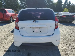 2017 Nissan Note S Plus with VIN 3N1CE2CPXHL377343, listed as a Copart auction lot 64043525 with 131,660 mi miles and Salvage title. Bid and sale history available at DreamBid. Image 6.