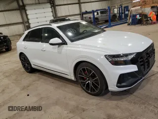 2022 Audi SQ8 Premium Plus z VIN WA1AWBF1XND020524, wystawiony jako Copart lot #41291664 z przebiegiem 32 397 mil mil oraz . Historia ofert i sprzedaży dostępna na DreamBid. Obrazek 4.