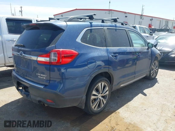 2020 Subaru Ascent Limited with VIN 4S4WMAPDXL3431165, listed as a IAAI auction lot 41933003 with 60,121 mi miles and . Bid and sale history available at DreamBid. Image 4.