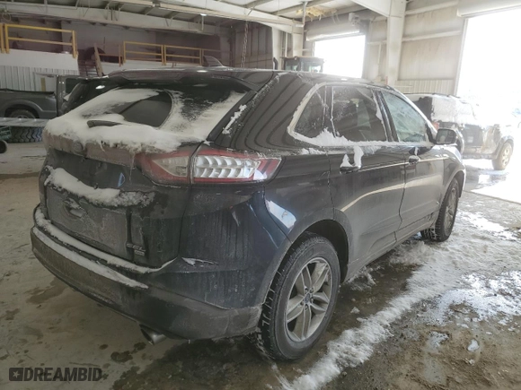 2017 Ford Edge SEL with VIN 2FMPK4J83HBC17097, listed as a Copart auction lot 44496985 with 155,787 mi miles and Salvage Title. Bid and sale history available at carsss.com. Image 3.