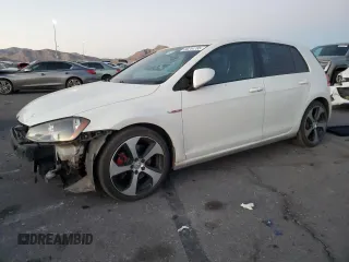 2017 Volkswagen Golf GTI S with VIN 3VW4T7AU2HM016709, listed as a Copart auction lot 88244785 with 127,248 mi miles and Salvage Title. Bid and sale history available at carsss.com. Image 1.