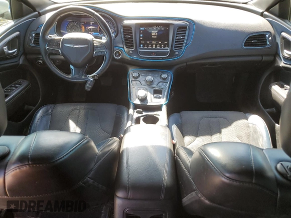 2015 Chrysler 200 S with VIN 1C3CCCBG0FN718258, listed as a Copart auction lot 48431805 with 122,209 mi miles and Salvage Title. Bid and sale history available at DreamBid. Image 8.