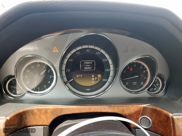 2012 Mercedes-Benz E-Class E 350 Luxury with VIN WDDHF5KB6CA597866, listed as a Copart auction lot 52973525 with 90,397 mi miles and Salvage Title. Bid and sale history available at carsss.com. Image 9.