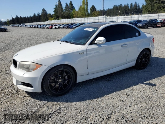 2012 BMW 1 Series 135i with VIN WBAUC9C50CVM12704, listed as a Copart auction lot 53091505 with 81,052 mi miles and Salvage title. Bid and sale history available at DreamBid. Image 1.