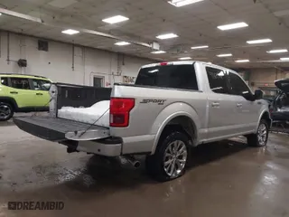 2018 Ford F-150 XL with VIN 1FTEW1E58JFB77571, listed as a IAAI auction lot 41364380 with 92,231 mi miles. Bid and sale history available at carsss.com. Image 4.