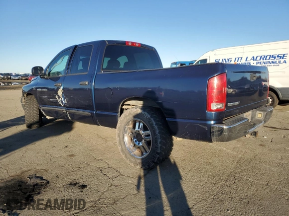 2006 Dodge Ram 2500 SLT with VIN 3D7KR28C26G171531, listed as a Copart auction lot 82880294 with 327,430 mi miles and Salvage Title. Bid and sale history available at carsss.com. Image 2.