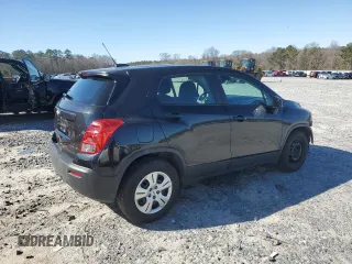 2015 Chevrolet Trax LS with VIN KL7CJKSB9FB092773, listed as a Copart auction lot 45453695 with 166,205 mi miles and Salvage Title. Bid and sale history available at carsss.com. Image 3.