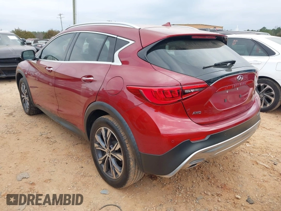 2017 Infiniti QX30 Premium with VIN SJKCH5CR7HA017457, listed as a IAAI auction lot 41510251 with 59,567 mi miles and . Bid and sale history available at DreamBid. Image 3.