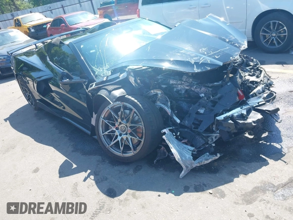 2025 Chevrolet Corvette 3LT with VIN 1G1YC3D4XS5100002, listed as a IAAI auction lot 42487547 with 2,591 mi miles and . Bid and sale history available at DreamBid. Image 1.