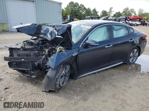 2017 Kia Optima Hybrid EX with VIN KNAGU4LE8H5010014, listed as a Copart auction lot 70926724 with 49,745 mi miles and Salvage Title. Bid and sale history available at carsss.com. Image 1.