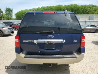 2009 Ford Expedition Max Eddie Bauer with VIN 1FMFK18539EB06710, listed as a Copart auction lot 54005915 with 185,375 mi miles and Salvage Title. Bid and sale history available at DreamBid. Image 6.