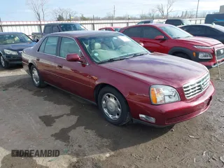 2000 Cadillac DeVille DHS z VIN 1G6KE57Y7YU349957, wystawiony jako IAAI lot #41390294 z przebiegiem Nie podano mil oraz . Historia ofert i sprzedaży dostępna na DreamBid. Obrazek 1.