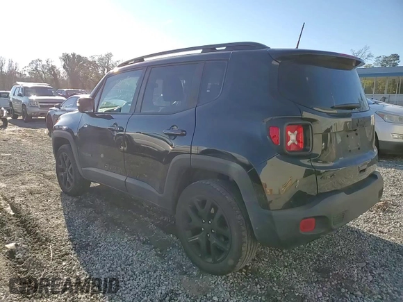 2018 Jeep Renegade Altitude with VIN ZACCJBBB5JPG75357, listed as a Copart auction lot 80260204 with 70,377 mi miles and Salvage title. Bid and sale history available at DreamBid. Image 12.