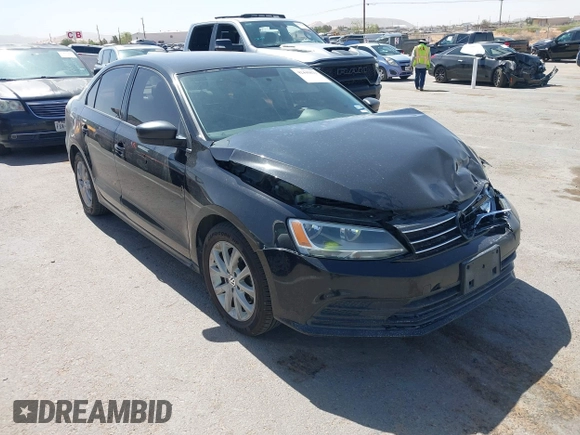 2015 Volkswagen Jetta SE z VIN 3VWD17AJ8FM418758, wystawiony jako IAAI lot #42449833 z przebiegiem 146 618 mil mil oraz . Historia ofert i sprzedaży dostępna na DreamBid. Obrazek 1.