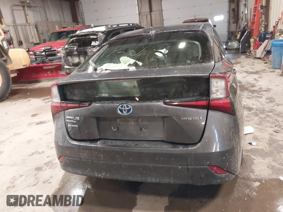 2020 Toyota Prius LE with VIN JTDL9RFU8L3016452, listed as a IAAI auction lot 41417551 with 52,810 mi miles and . Bid and sale history available at DreamBid. Image 16.