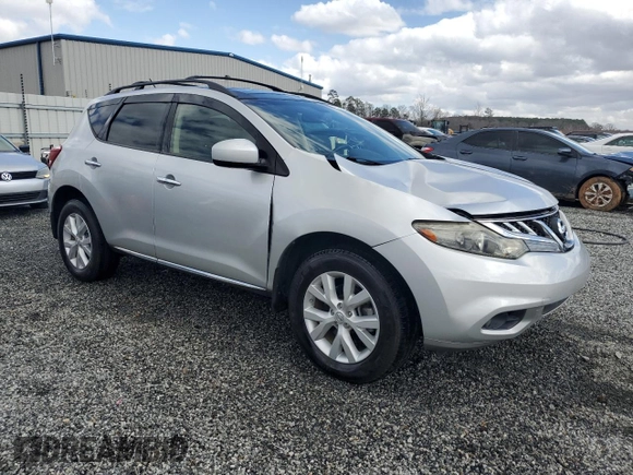 2013 Nissan Murano S with VIN JN8AZ1MW2DW300919, listed as a Copart auction lot 47841265 with 84,397 mi miles and Salvage Title. Bid and sale history available at carsss.com. Image 4.