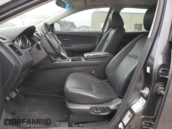 2014 Mazda CX-9 Touring with VIN JM3TB2CA8E0426475, listed as a Copart auction lot 44528795 with 124,930 mi miles and Salvage Title. Bid and sale history available at carsss.com. Image 7.