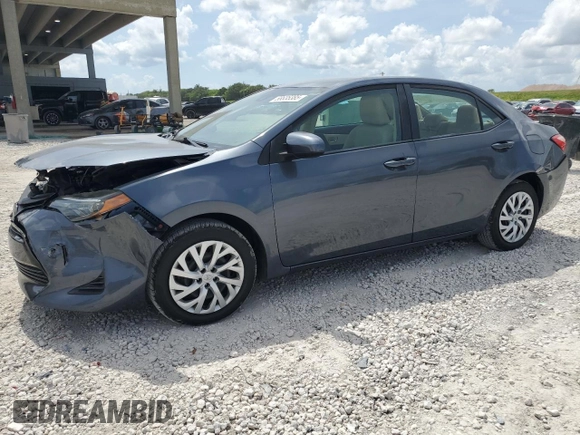2019 Toyota Corolla L z VIN 5YFBURHE3KP940044, wystawiony jako Copart lot #58835385 z przebiegiem 54 375 mil mil oraz Szkoda całkowita • Salvage title. Historia ofert i sprzedaży dostępna na DreamBid. Obrazek 1.