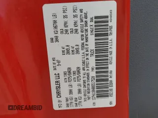 2008 Dodge 1500 SLT z VIN 1D7HU18N88S517520, wystawiony jako Copart lot #44958945 z przebiegiem 162 666 mil mil oraz Szkoda całkowita • Salvage title. Historia ofert i sprzedaży dostępna na DreamBid. Obrazek 13.
