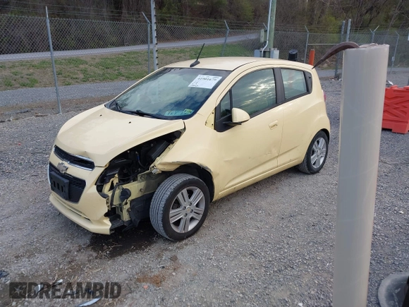 2014 Chevrolet Spark LT with VIN KL8CD6S99EC431211, listed as a IAAI auction lot 41901679 with 136,463 mi miles. Bid and sale history available at carsss.com. Image 21.