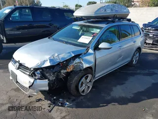 2015 Volkswagen Golf SportWagen TDI S with VIN 3VWCA7AU3FM513685, listed as a IAAI auction lot 40745024 with 71,467 mi miles. Bid and sale history available at carsss.com. Image 2.