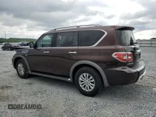 2018 Nissan Armada SV with VIN JN8AY2ND3J9050882, listed as a Copart auction lot 57383364 with 138,342 mi miles and Salvage Title. Bid and sale history available at carsss.com. Image 2.