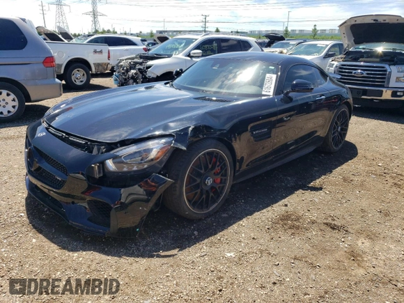 2017 Mercedes-Benz AMG GT S с VIN WDDYJ7JA5HA010003, выставлен на аукционе Copart как лот 61672604 с пробегом 17 586 миль миль и Списание • Salvage title. История ставок и продаж доступна на DreamBid. Изображение 1.