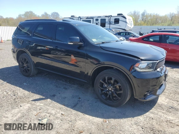2019 Dodge Durango GT Plus with VIN 1C4RDJDGXKC536206, listed as a Copart auction lot 54305345 with 60,419 mi miles and Salvage title. Bid and sale history available at DreamBid. Image 4.