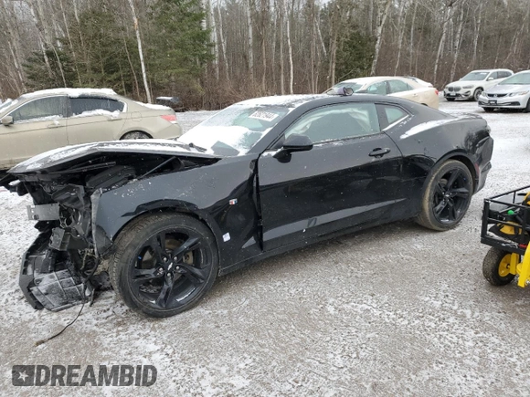 2019 Chevrolet Camaro 2LT with VIN 1G1FD1RS3K0142525, listed as a Copart auction lot 82621944 with 122,179 mi miles and Salvage Title. Bid and sale history available at carsss.com. Image 1.