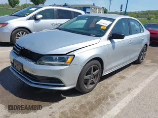 2015 Volkswagen Jetta Sedan 2.0L S with VIN 3VW2K7AJXFM423061, listed as a IAAI auction lot 42083522 with 161,028 mi miles. Bid and sale history available at carsss.com. Image 2.