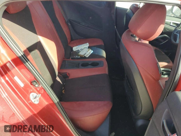 2012 Hyundai Veloster w/Gray Int with VIN KMHTC6AD6CU041458, listed as a Copart auction lot 75748714 with Not provided miles and Non repairable. Bid and sale history available at DreamBid. Image 10.