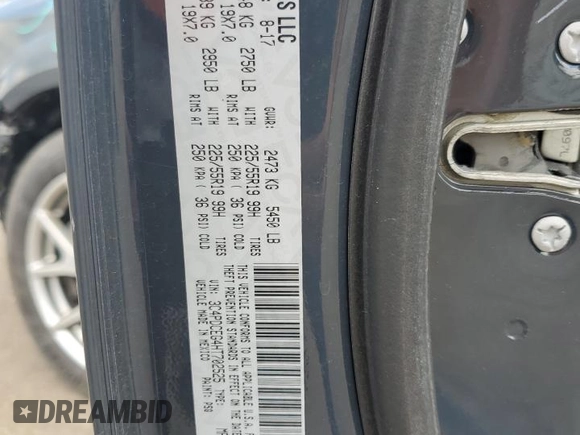 2017 Dodge Journey GT z VIN 3C4PDCEG4HT702525, wystawiony jako Copart lot #58336045 z przebiegiem 90 388 mil mil oraz Szkoda całkowita • Salvage title. Historia ofert i sprzedaży dostępna na DreamBid. Obrazek 13.