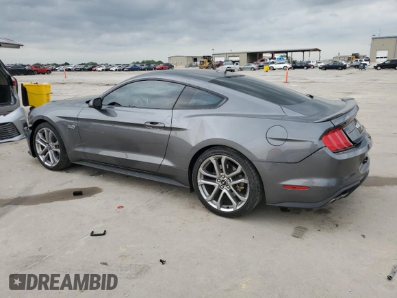 2023 Ford Mustang GT with VIN 1FA6P8CFXP5304962, listed as a Copart auction lot 54947875 with 12,317 mi miles and Salvage title. Bid and sale history available at DreamBid. Image 2.