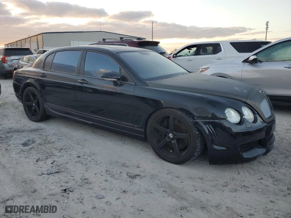 2006 Bentley Continental Flying Spur with VIN SCBBR53W06C031884, listed as a Copart auction lot 76544954 with 79,639 mi miles and Salvage Title. Bid and sale history available at carsss.com. Image 4.
