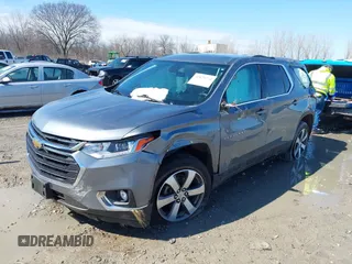 2018 Chevrolet Traverse LT Leather with VIN 1GNEVHKW3JJ263271, listed as a IAAI auction lot 41879774 with 108,843 mi miles. Bid and sale history available at carsss.com. Image 2.