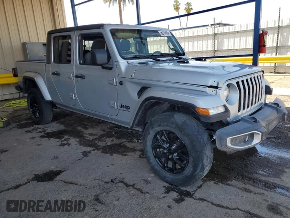 2023 Jeep Gladiator Sport S с VIN 1C6HJTAG6PL506946, выставлен на аукционе Copart как лот 57903315 с пробегом 48 169 миль миль и Чистый • Clean title. История ставок и продаж доступна на DreamBid. Изображение 4.