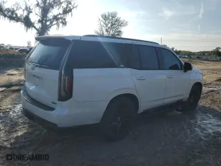 2021 Cadillac Escalade Sport Platinum with VIN 1GYS4GKL4MR171651, listed as a Copart auction lot 73822044 with 56,150 mi miles and Salvage Title. Bid and sale history available at carsss.com. Image 3.