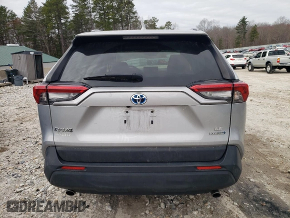 2019 Toyota RAV4 Hybrid LE with VIN JTMLWRFV5KD513338, listed as a Copart auction lot 52316655 with 133,746 mi miles and Non repairable. Bid and sale history available at DreamBid. Image 6.