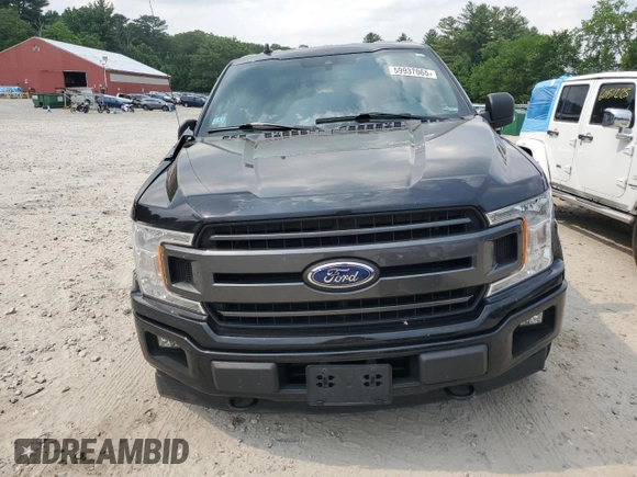 2020 Ford F-150 XL with VIN 1FTEW1EP4LFB40893, listed as a Copart auction lot 59937065 with 83,540 mi miles and Salvage title. Bid and sale history available at DreamBid. Image 5.