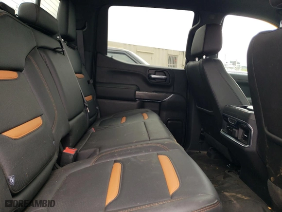 2019 GMC Sierra 1500 AT4 with VIN 3GTP9EEL2KG149027, listed as a Copart auction lot 45293045 with 56,328 mi miles and Salvage Title. Bid and sale history available at carsss.com. Image 10.