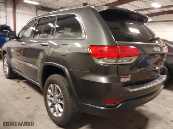 2016 Jeep Grand Cherokee Limited 75th Anniversary with VIN 1C4RJFBGXGC425705, listed as a IAAI auction lot 41779755 with 142,711 mi miles. Bid and sale history available at carsss.com. Image 3.