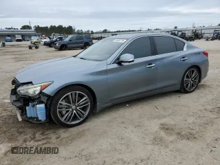 2014 Infiniti Q50 Hybrid Sport with VIN JN1AV7AP5EM690955, listed as a Copart auction lot 85952704 with 102,810 mi miles and Clean Title. Bid and sale history available at carsss.com. Image 1.