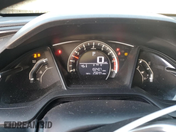 2016 Honda Civic Sedan LX with VIN 2HGFC2F51GH529383, listed as a Copart auction lot 48741615 with 102,407 mi miles and Salvage Title. Bid and sale history available at carsss.com. Image 9.