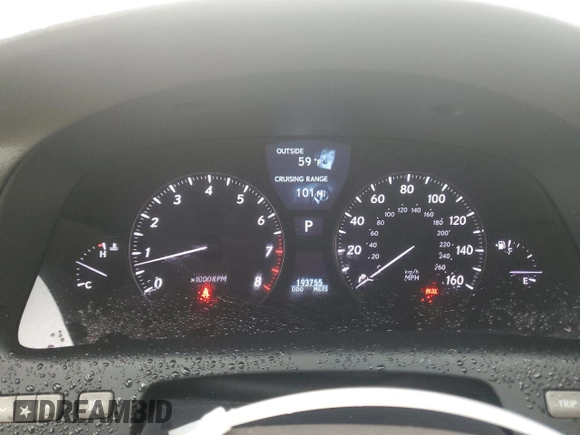 2007 Lexus LS 460 z VIN JTHBL46F775041515, wystawiony jako Copart lot #55147975 z przebiegiem 193 755 mil mil oraz Szkoda całkowita • Salvage title. Historia ofert i sprzedaży dostępna na DreamBid. Obrazek 9.