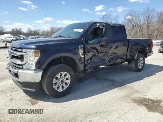 2021 Ford Super Duty F-250 SRW XL with VIN 1FT7W2BN3MEC29069, listed as a Copart auction lot 50493145 with 34,326 mi miles and Salvage Title. Bid and sale history available at carsss.com. Image 1.