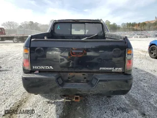 2008 Honda Ridgeline RTX with VIN 2HJYK16338H538912, listed as a Copart auction lot 45491675 with 201,270 mi miles and Clean Title. Bid and sale history available at carsss.com. Image 6.