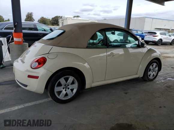 2007 Volkswagen Beetle with VIN 3VWRG31Y47M409230, listed as a Copart auction lot 47407585 with 190,944 mi miles and Clean title. Bid and sale history available at DreamBid. Image 3.